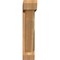 Ekena Millwork Traditional Slat Rough Sawn Bracket w/ Offset Brace, Western Red Cedar, 6"W x 28"D x 28"H BKT0604X28X28TRA06RWR - alternate 2